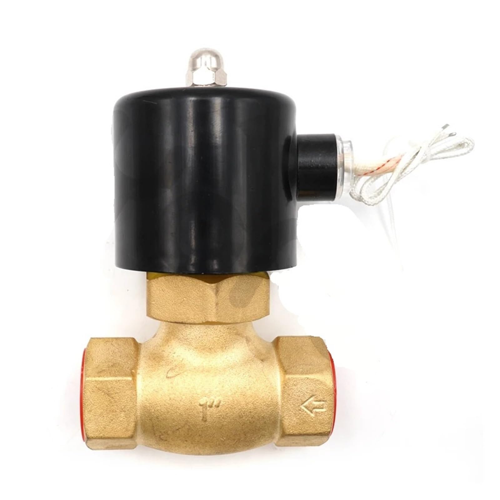 Huuoqiwy 45720 G1/2" G3/4" G1 Normally Closed High Pressure Solenoid Valve Dc 24V Ac 220V High Temperature For Steam Liquid(,Ac220v)