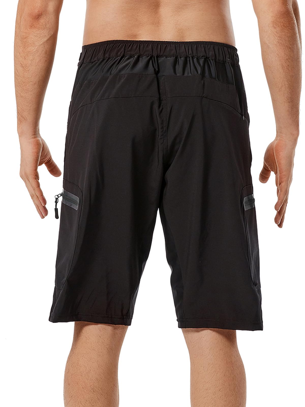 WOSAWE Shorts de Cyclisme Respirant Confortable Cuissard de Vélo pour Casual VTT Courir Equitation