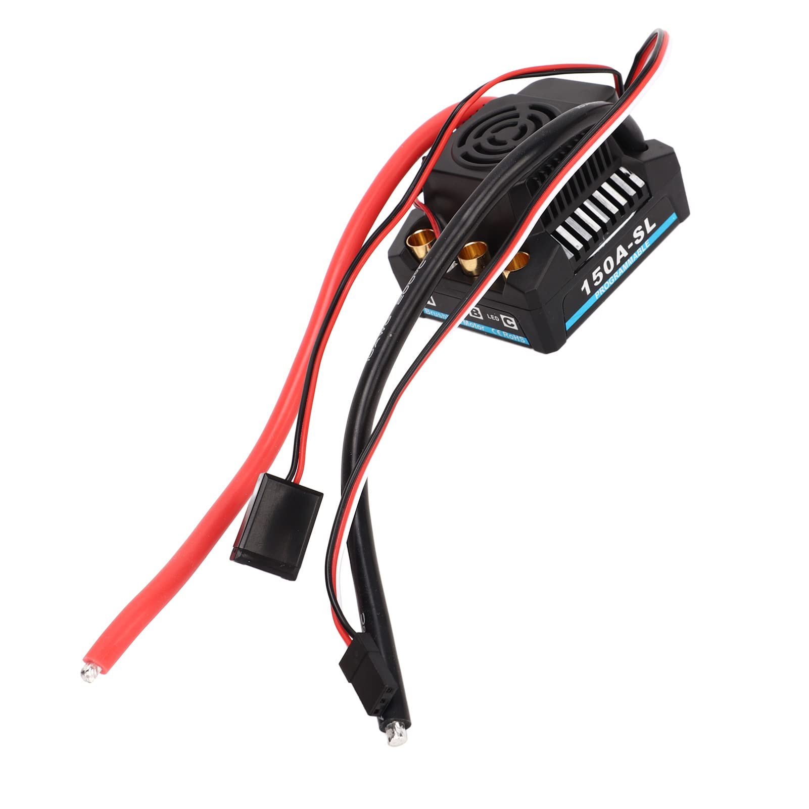 150A bürstenloser ESC -Controller für 1/8 RC -Auto mit 5A 5,8 V BEC Ausgabe mehrerer Schutzprogramme