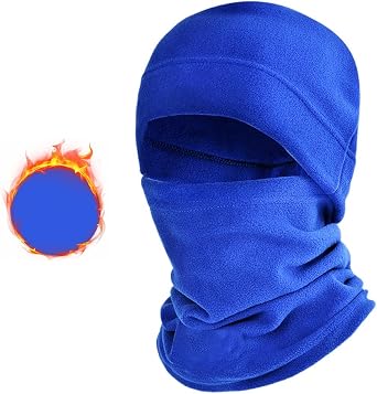 Polar Fleece Balaclava Hood Face Masks, Winter Windproof Cycling Hat Face Mask Ski Mask Warm Full Face Mask