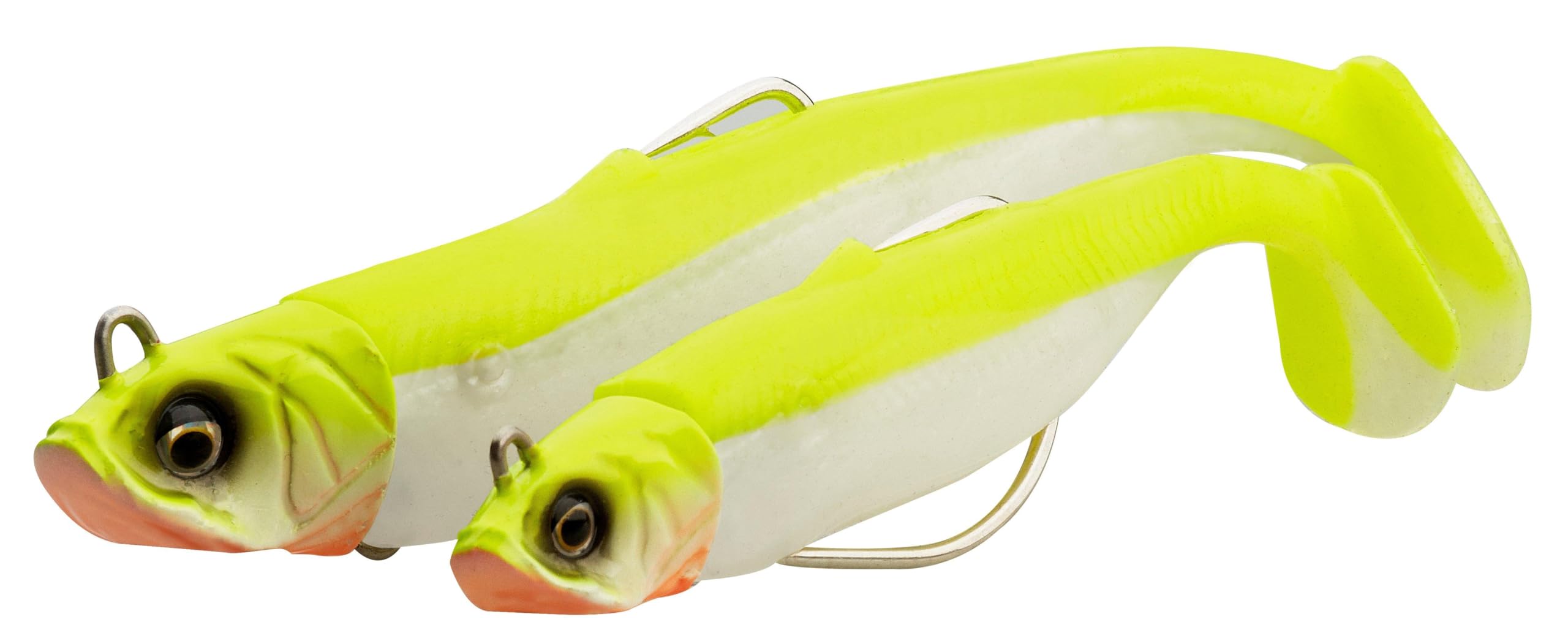 Savage Gear Savage Minnow WL 2+1 - Unkrautfrei Design, Lebendige Kicking Action, Ideal für Raubfische wie Hecht, Barsch & Zander, Perfekt für Süß- & Salzwasserangler Lemon Back 12.5 cm