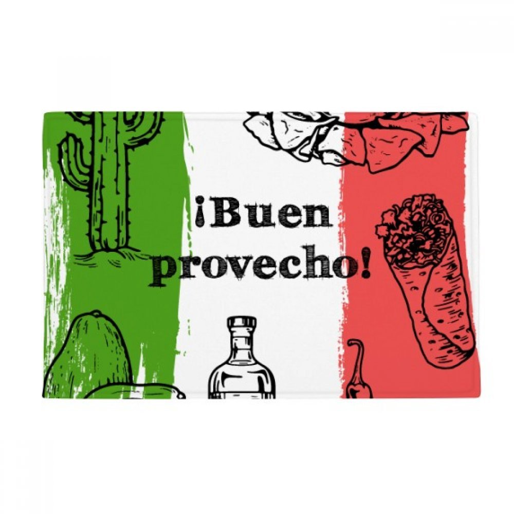 Tapis de cuisine mexicain antidérapant pour sécuriser le sol de la salle de bain