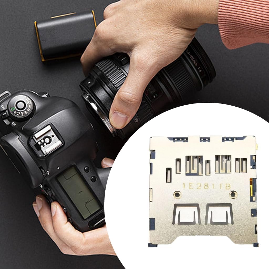 Secure Locking Memory Card Slot Replacement for D3400 Fast Installation