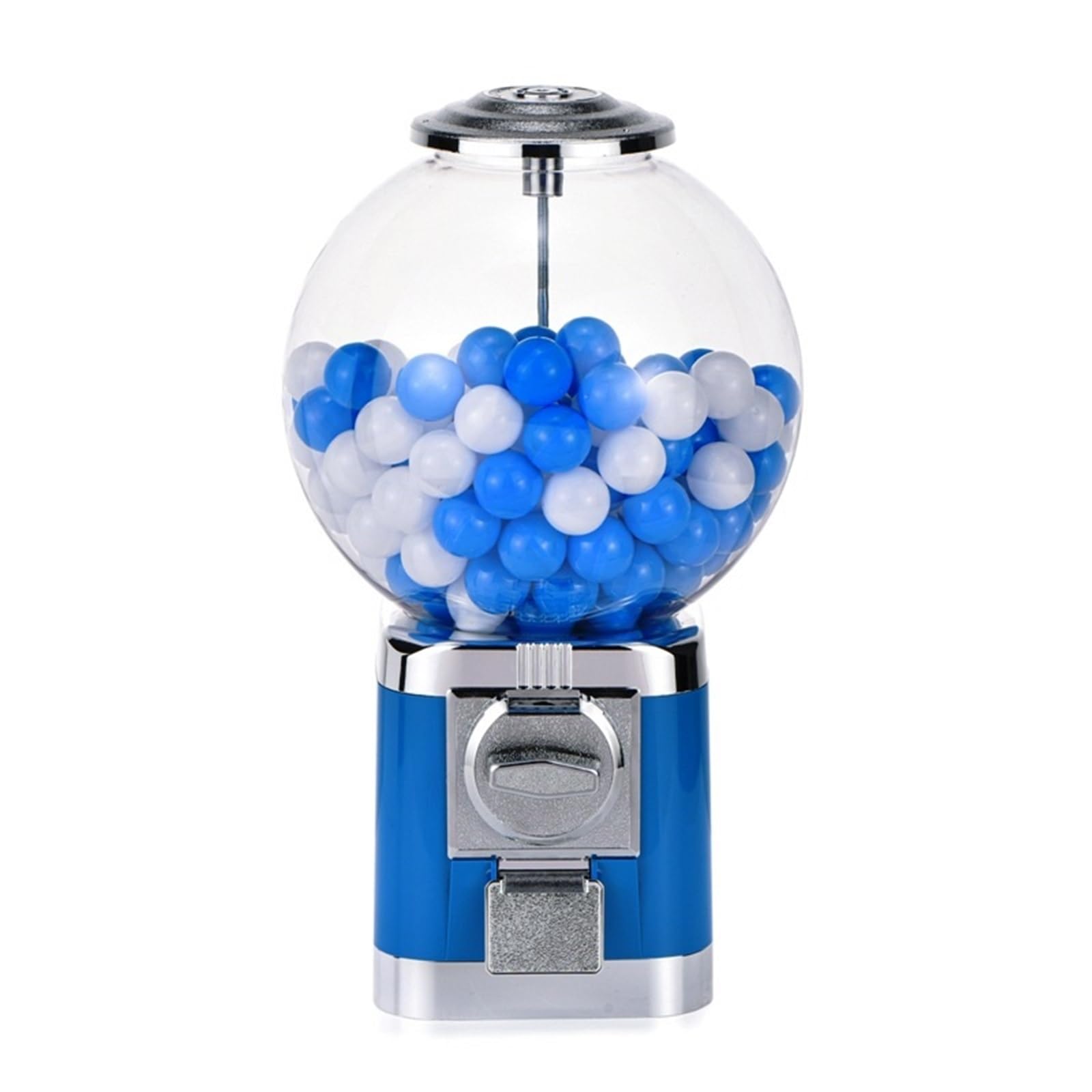 Distributore Automatico di Capsule, distributore Automatico di Palline di Gomma da Masticare Big Bubble for Palline da 1,26 Pollici, Senza Monete, Macchina for la conservazione delle Capsule(Blue)