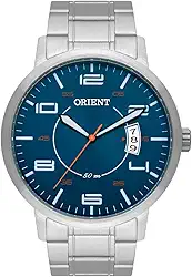 Relogio Orient Masculino Azul Eternal Analogico Prata MBSS1381 D2SX