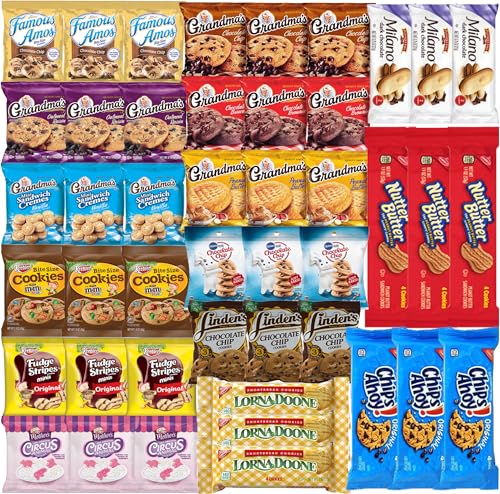image for Blunon Cookies Individually Wrapped Variety Pack - Cookies Bulk Assort
