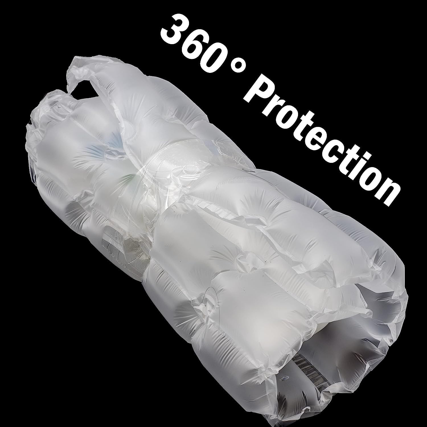 LDS Length 984ft Air Cushion Wrap Roll Quilt Bubble Air Pillow Sheet Film Air Cushion Wrap (Air Bubble Film - Inflatable Bubbles - 15"x12"x20μm) White
