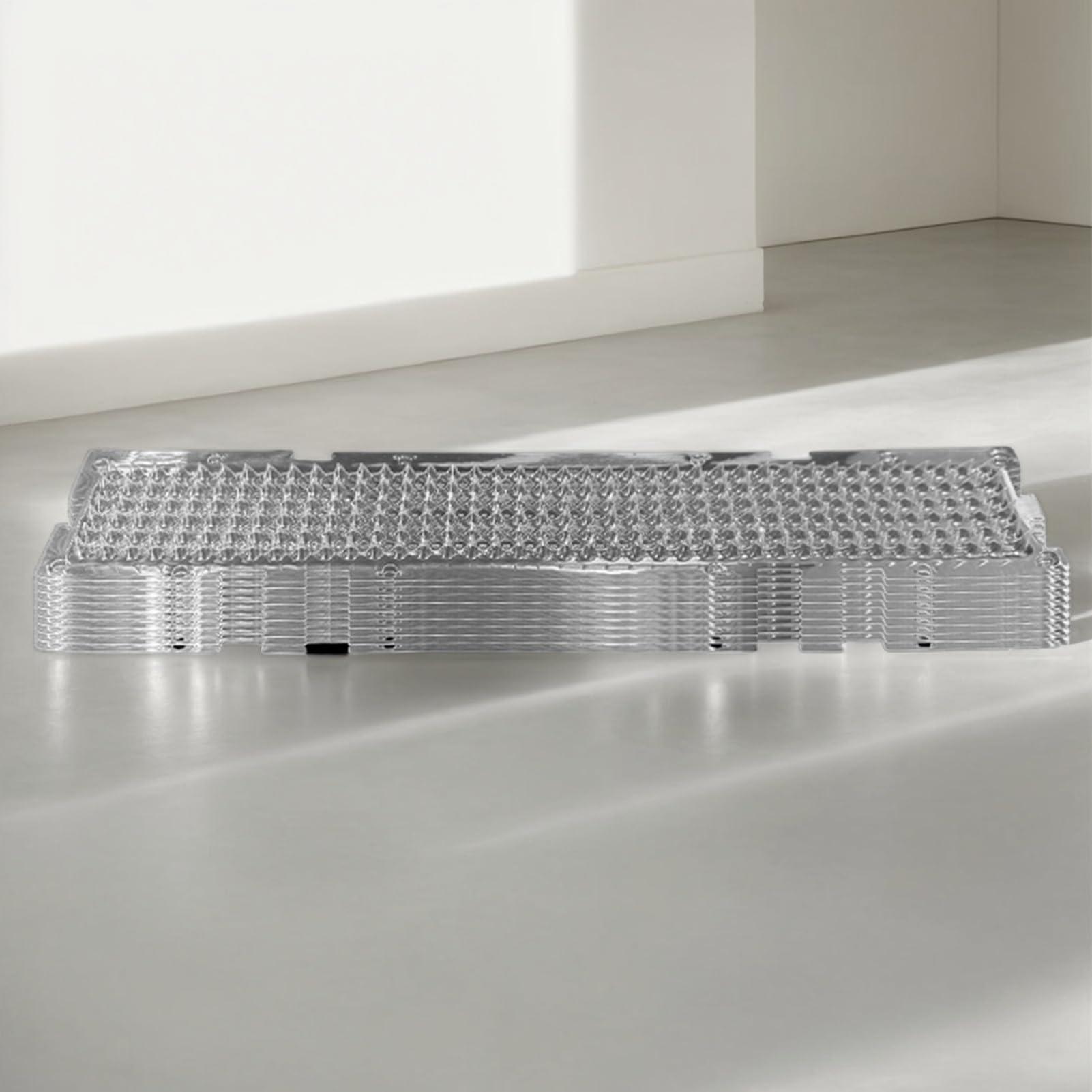 10 Stück Anti-Katzen-Matte – Kätzchen-Abschreckmatte für Innenmöbel, PVC-Material mit strapazierfähigen Haustierabwehr-Pads für Wohnzimmer, Sofa, Garten, Rasen, Autoboden, Unterbett, 42 x 8 x 1 cm