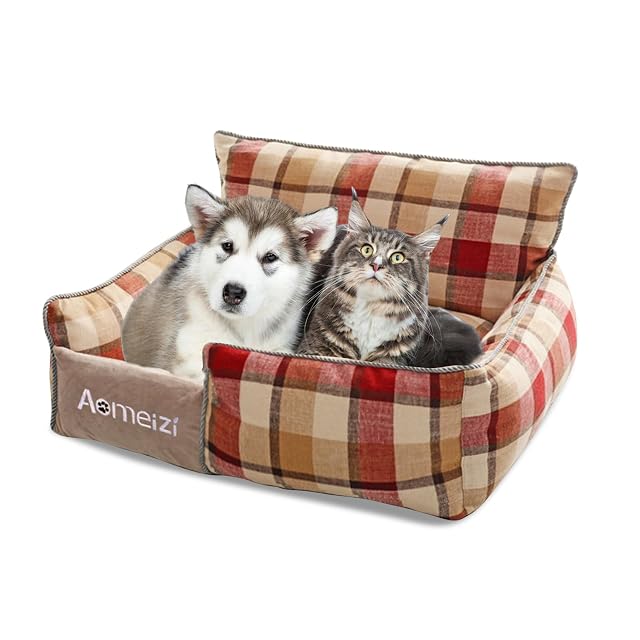 PETCUTE Cama Perro Grandes,Camas para Perros con Funda Desenfundable y Lavable,Sofá Camas para Mascotas…