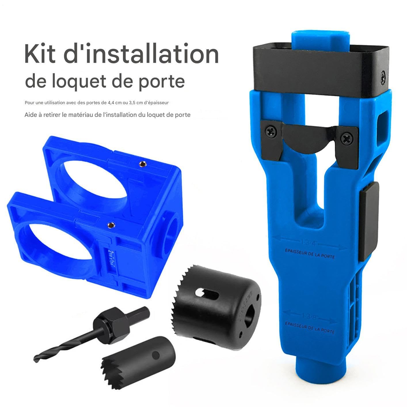 Kit Installation Verrou Dormant Pièces Détachées pour Serrures