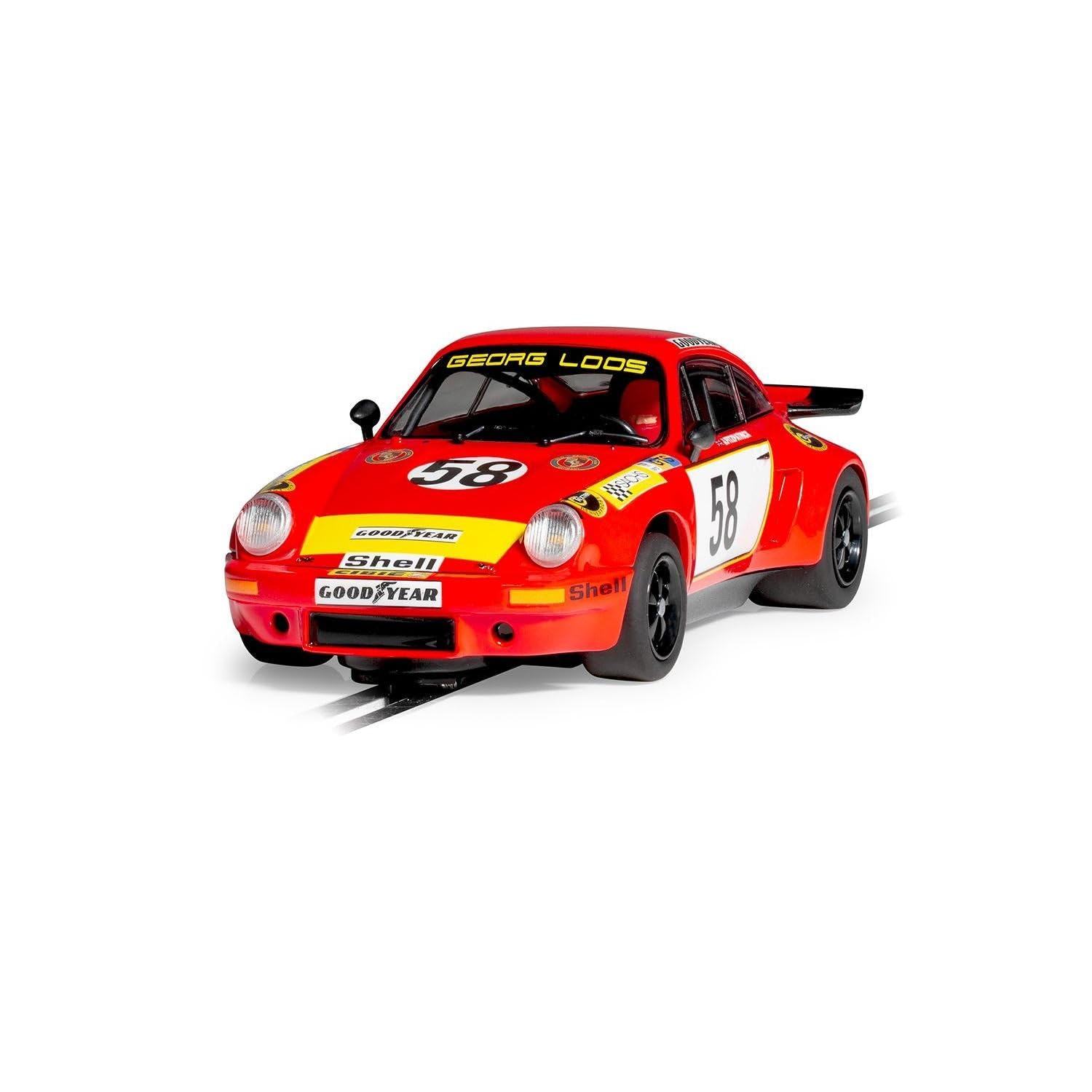 C4594 Scalextric Porsche 911 3.0 RSR - Georg Loos Racing - GT Winner 1975 LeMans Slot car, 19 cm - Image 3