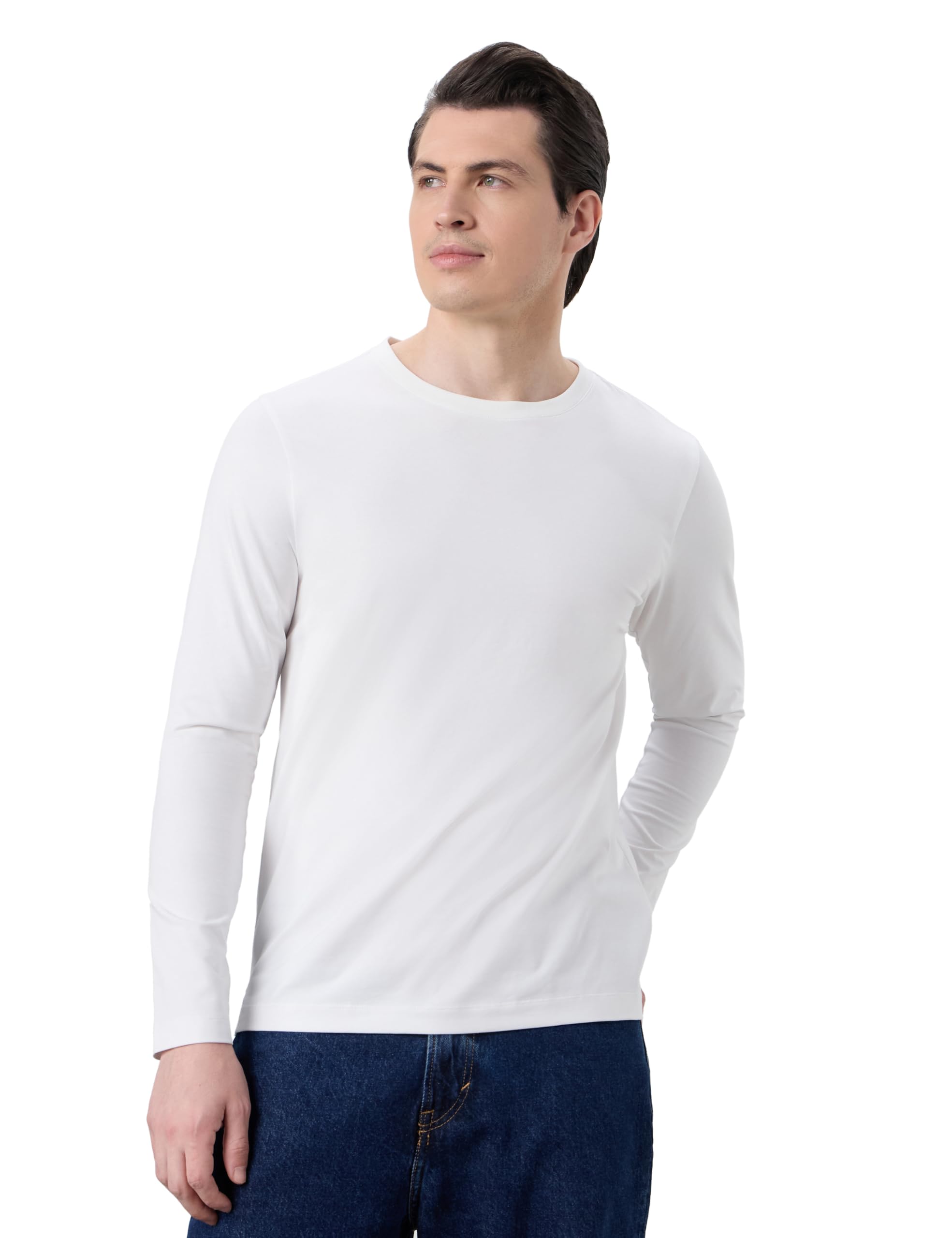 Symbol Premium Men's Super Soft Cotton Stretch Full Sleeve T-Shirt | Regulat Fit | Available in Plus Sizes-picture-34