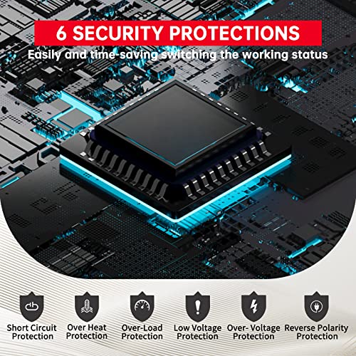 3000W Power Inverter, 12V DC to110V AC Converter with 3 AC Outlets, USB Port, Dual Smart Fans, Cables Included, for RV, Truck, Outdoor, Emergency