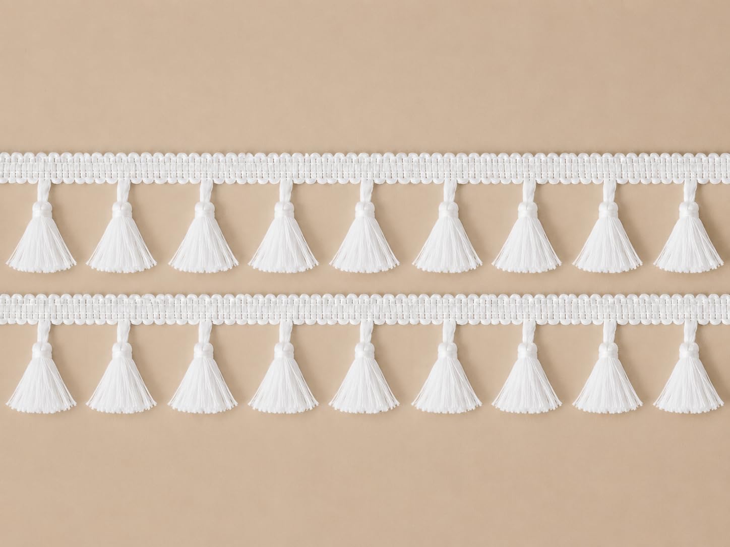 White Cotton Tassle lace Drop latkan Fringes lace for Kurti Blouse lehnaga Plazzo and Home Decorative Items, Pack of 08 MTS-picture-28