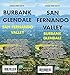 San Fernando Valley / Glendale / Burbank, California Street Map