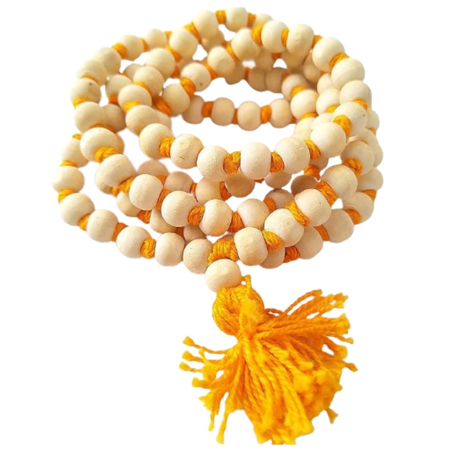 Nagaana Original Tulsi Mala/Natural Tulsi Beads Jap Mala (Size: 8mm, Length: 42 inches, Beads: 108+1)-image-45
