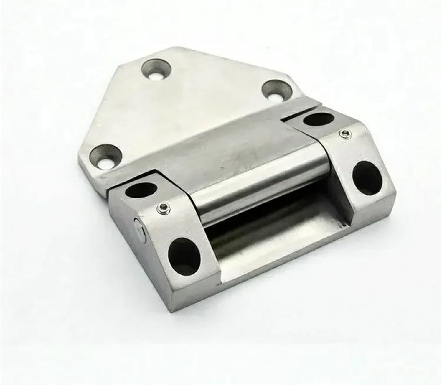 Plus-Sized-Large Thickened 304 Stainless Steel Heavy-Duty Hinge Strong Load-Bearing Industrial Machinery Equipment Door Hinge 1Pcs(100x114.5x6mm)