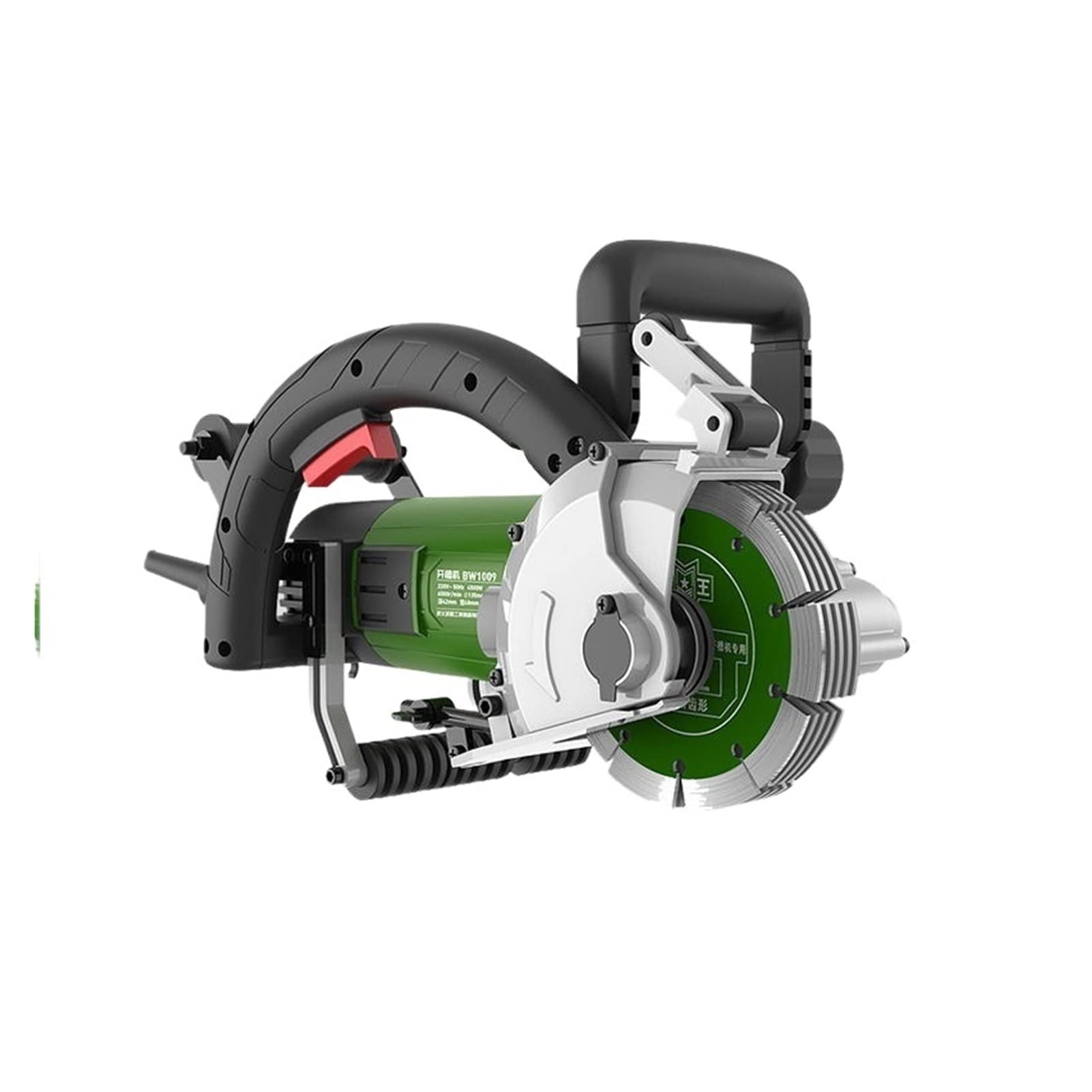Rozadora de pared Para ranurar ladrillos y granito Máquina de corte de la pared de la pared del cazador de la pared de la pared eléctrica(1009)