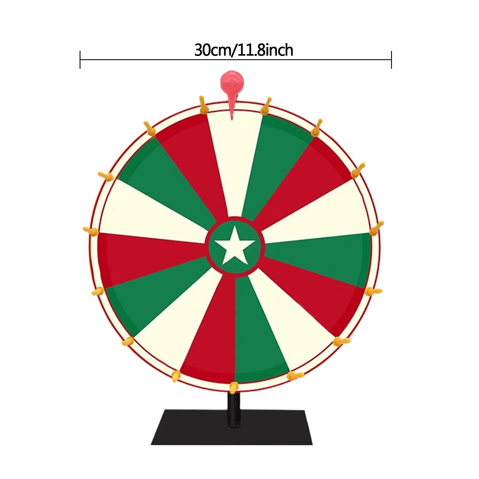 spinningg Wheel - Prize Wheel | Colorful Roulette Wheel for Prizes | Wheel of Fortune Spinner | spinningg Wheel for Prizes | Tabletop Roulette Spinner of Fortune Spin The with Erase| 10/15 Slots Game