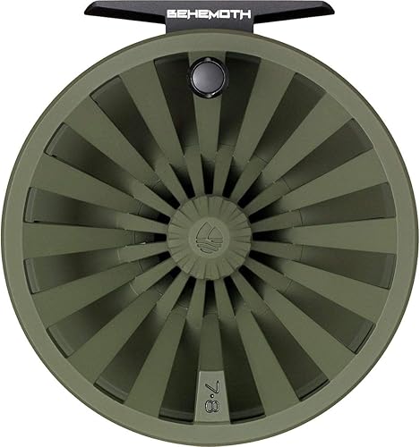 Miniatura 4 de Redington Behemoth - Carrete de pesca con mosca, carrete multiusos para agua dulce y salada, eje grande y arrastre ajustable