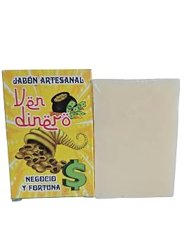 VEN DINERO Jabon Artesanal/Handmade Prepared by expert hands with magical formulas to attract money, boost businesses, draw fortune, and remove negative energies Made by Spiritual Guides.