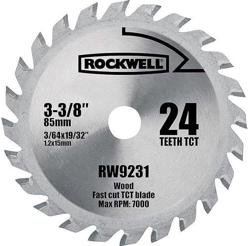 RW9231 VersaCut 3-3/8-inch 24T Carbide-tipped Circular Saw Blade