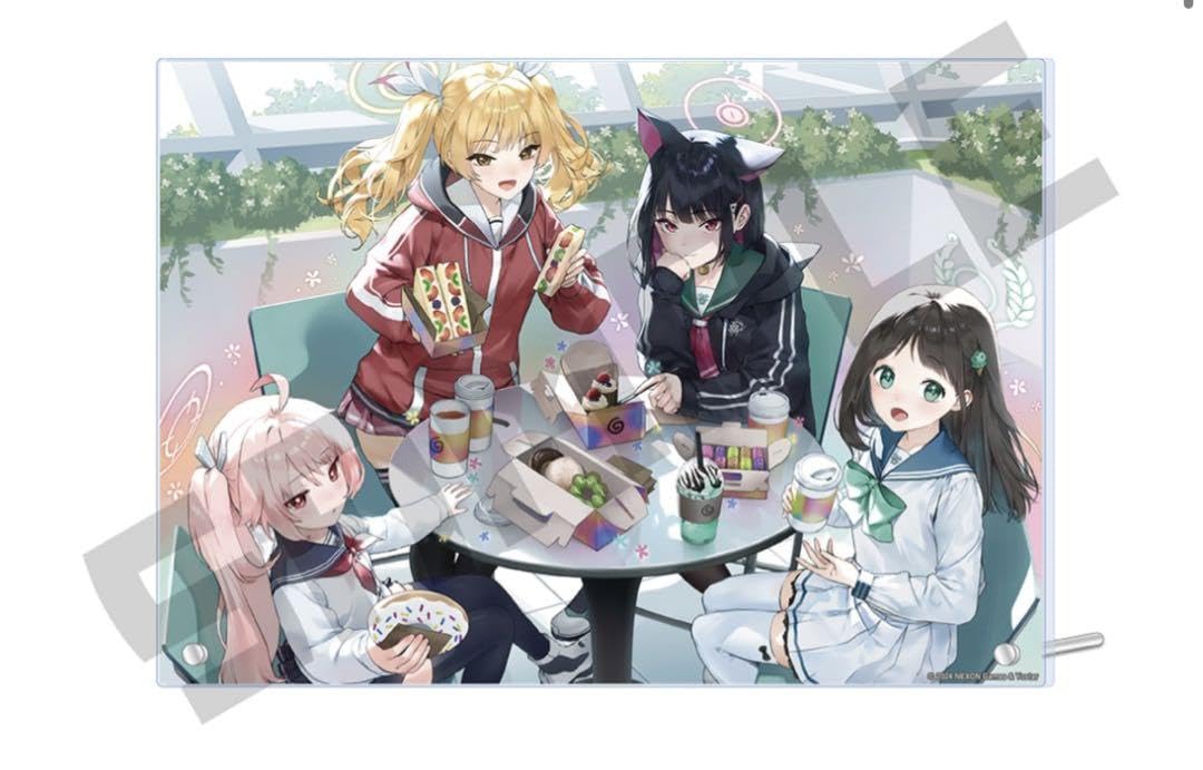 Amazon.co.jp: ブルアカ 3周年 アクリルプレート 放課後スイーツ部