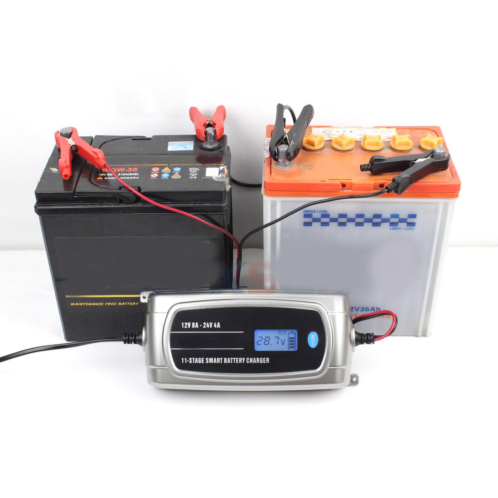 Caricatore della Batteria 'auto Manutentore Automatico della Batteria Automatica con Display LCD per Camion (FBC 122408)