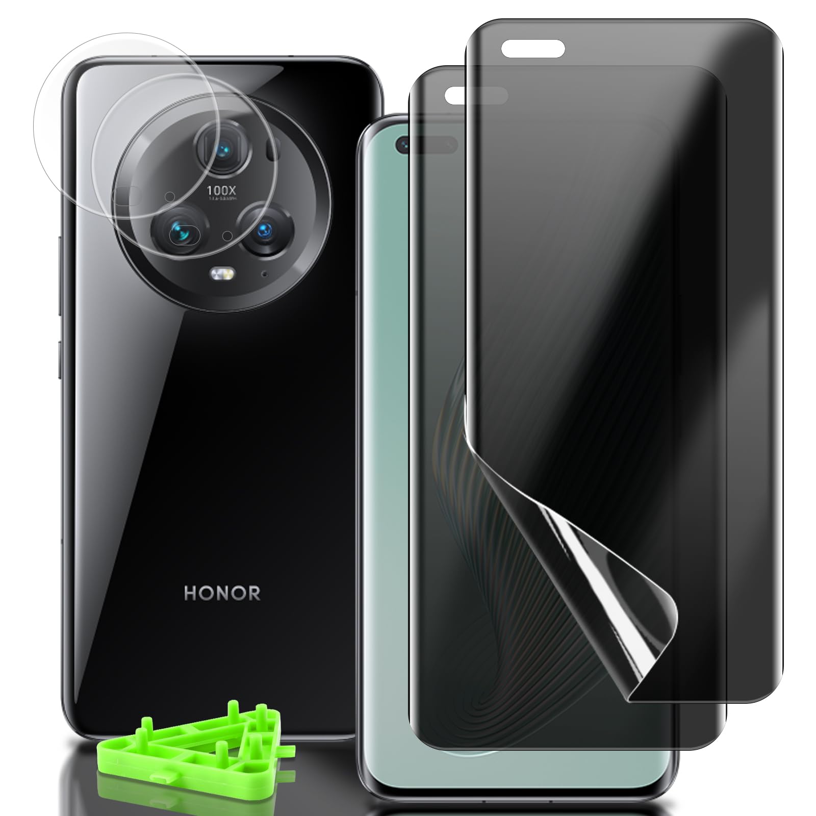 Protector Pantalla Honor 6 Lite 5G Funda 2 En 1 + Vidrio Templado 9H Para Honor Magic 6 Lite 5G - Silicona Transparente, Ultra Delgada, Con Protección De Cámara Y Carga Inalámbrica