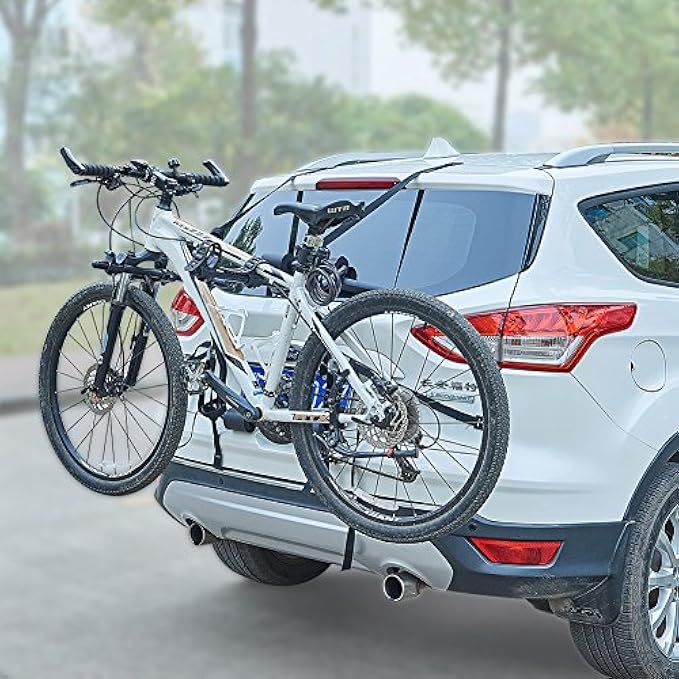 Blueshyhall Car Bicycle Stand SUV Vehicle Trunk Mount Bike Cycling Stand Storage Carrier