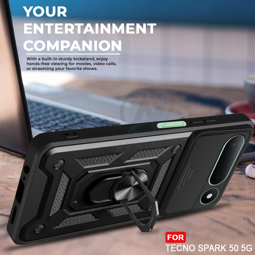 Tecno Spark 50 5G Case - Camera Armor Slider Protection -5 Tecno Spark 50 5G Case - Camera Armor Slider Protection -5