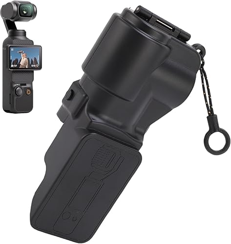 Miniatura 9 de Gugxiom Funda protectora para Osmo 3 Accesorios, Gimbal de plástico Protector de pantalla Tapa protectora de lente (negro)