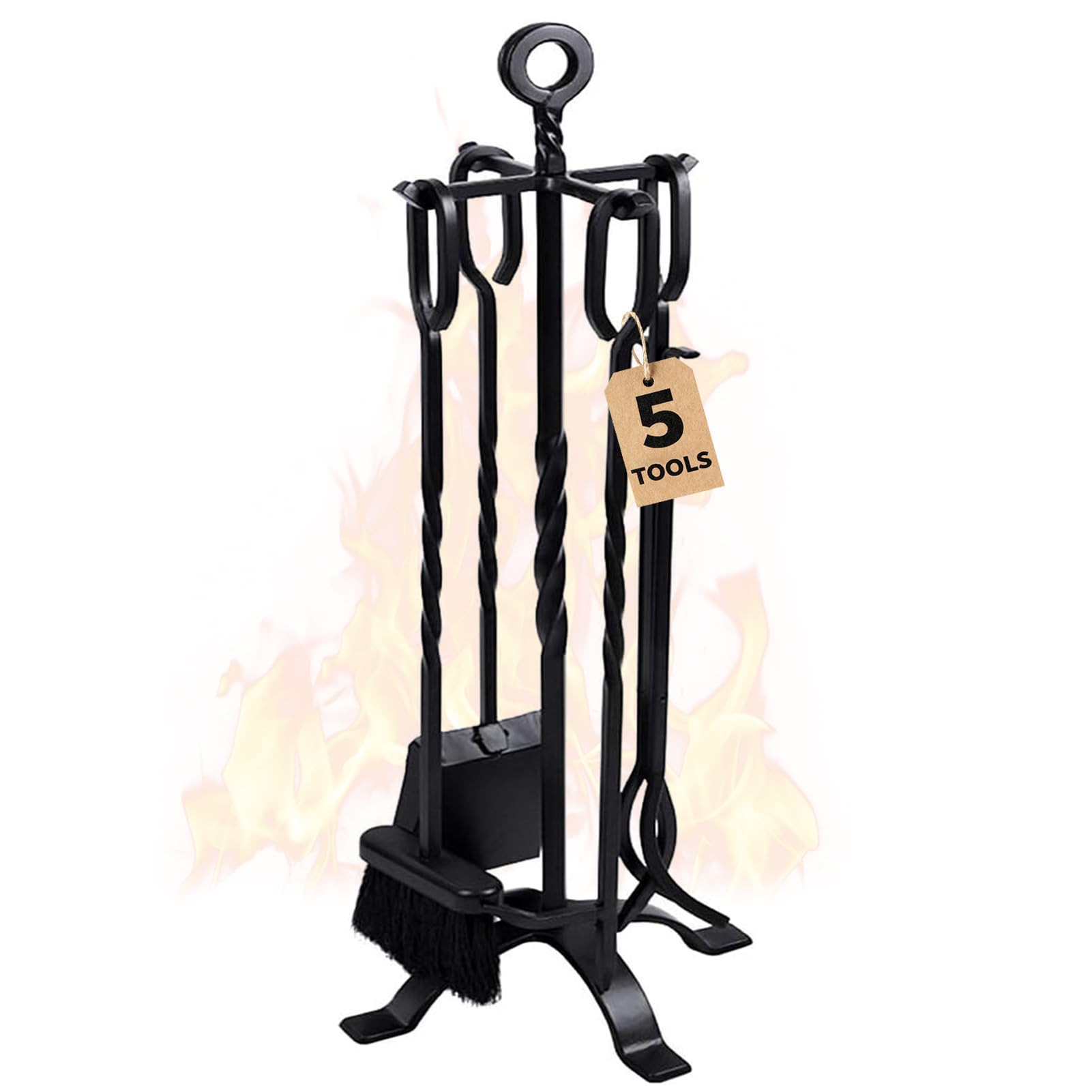 Amagabeli Garden Home & Fireplace Tools, Black
