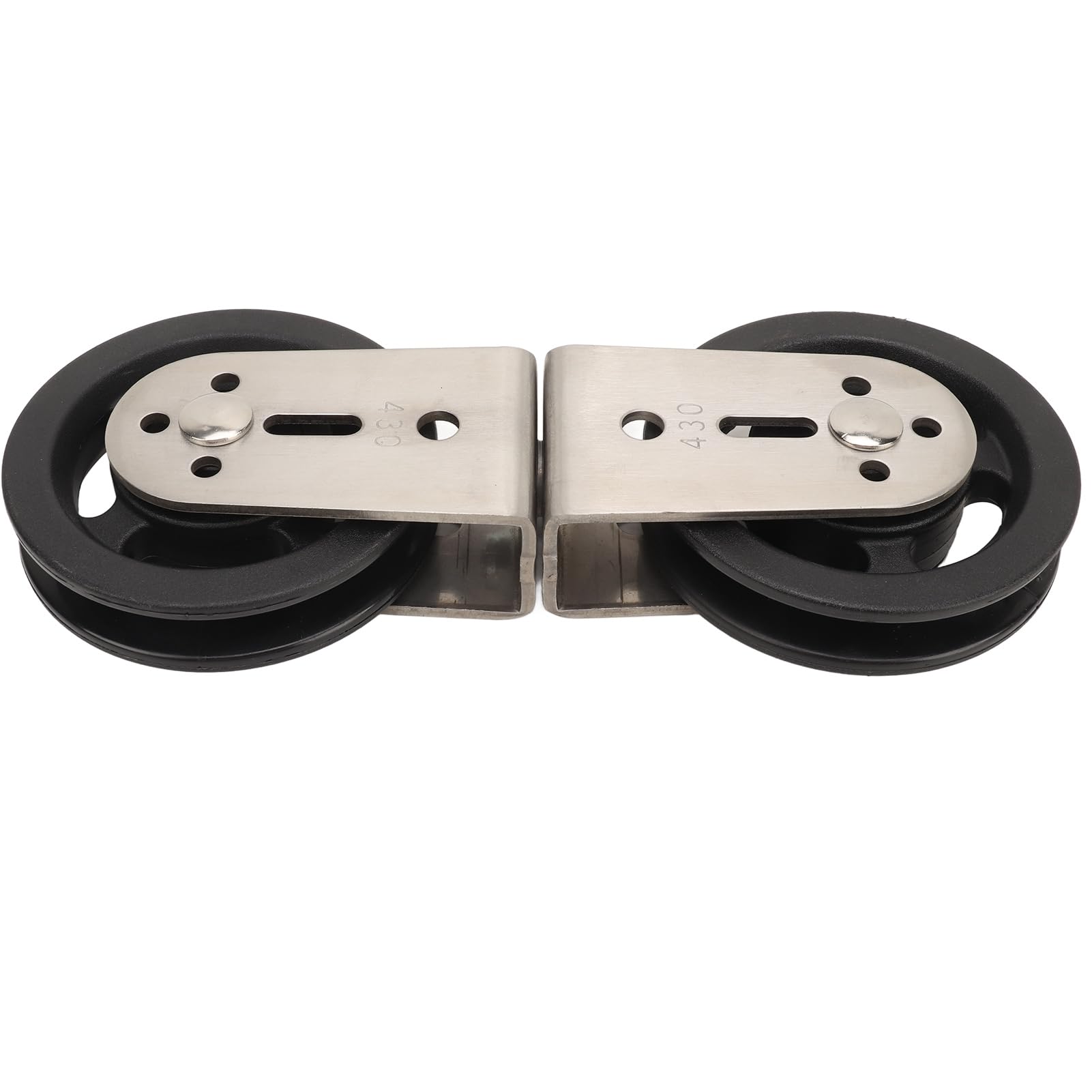 de polea de Cable Rueda de Gimnasio Bloque bidireccional Cojinete silencioso de Acero Inoxidable Fácil instalación Accesorio de tracción para Fitness Equipo de Entrenamiento en