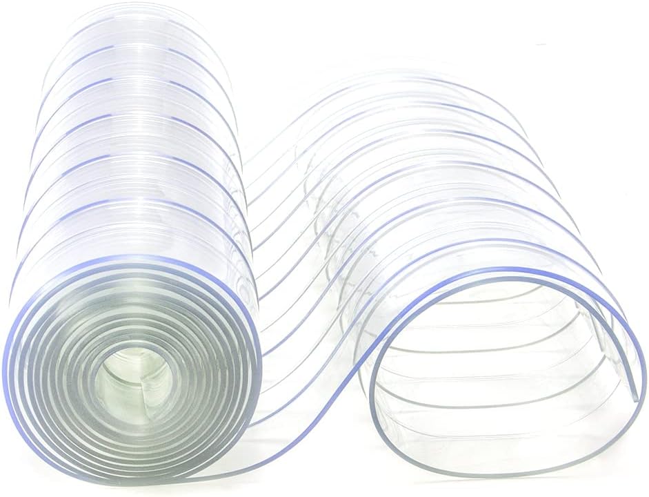 HIDROSIL Plastic Vinyl Door Flaps for DIY Dog House (8' x 12" [1 pcs]), Dog Door