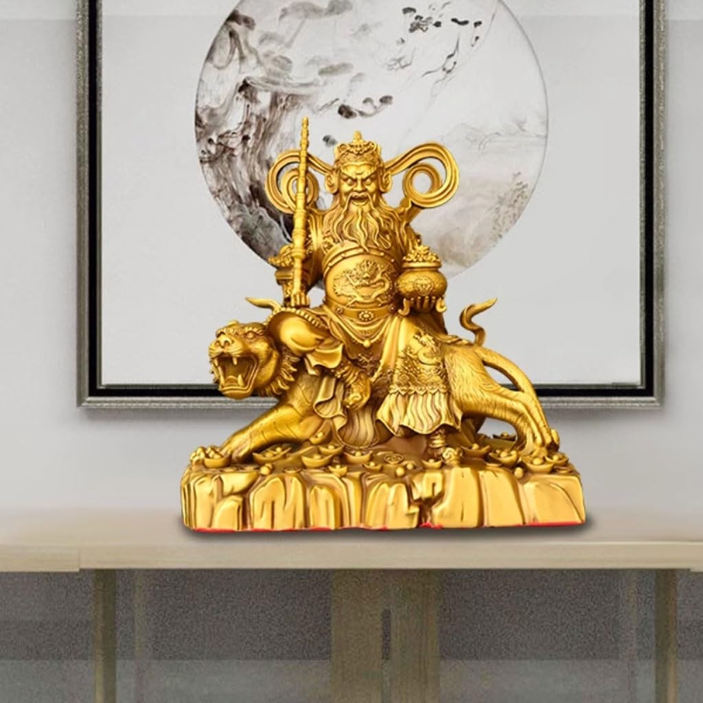RLKHXBS Buda Sala de Estar adoración para el hogar Figura Pura Figura de latón