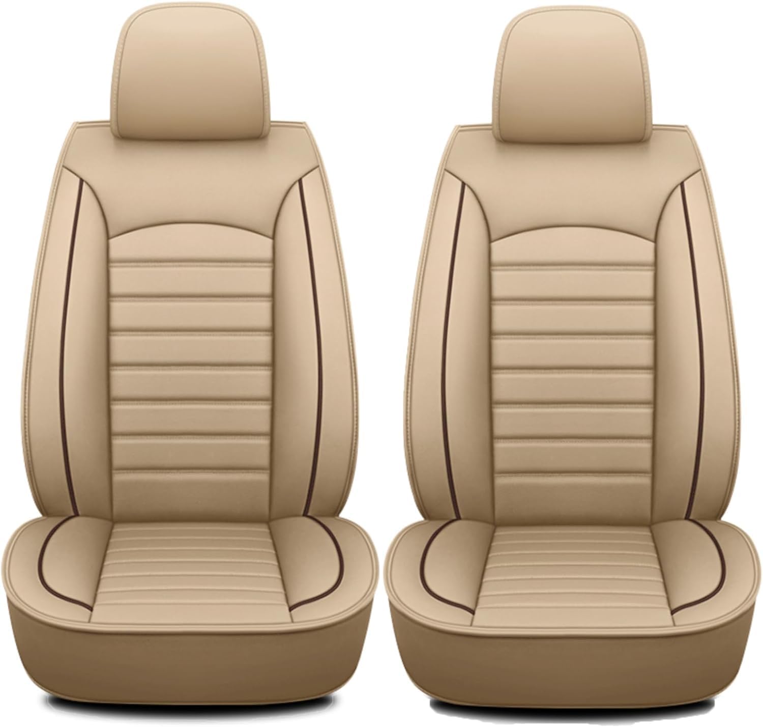 Car Front Seat Covers for GMC Hummer EV 2000-2023, Leather Seat Waterproof Non Slip Protectors Comfortable Breathable,D