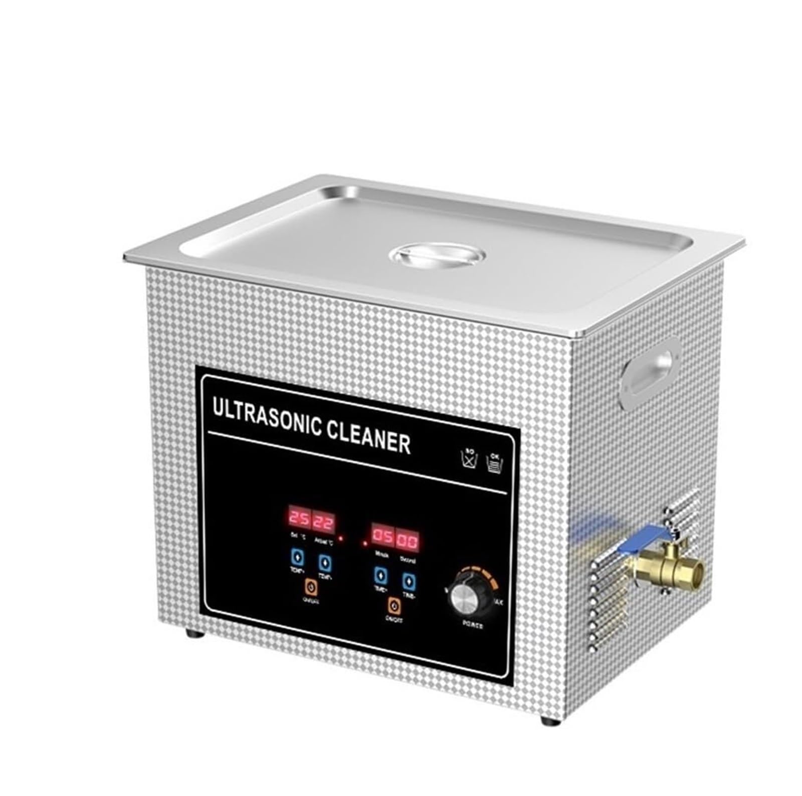 Limpiador de joyas, Máquina De Limpieza Ultrasónica, 360W 10L Limpiador Transductor Potencia Baño 40Khz Sensor Alta Frecuencia Piezas Automóvil Equipo Laboratorio LP PCB,para retenedores