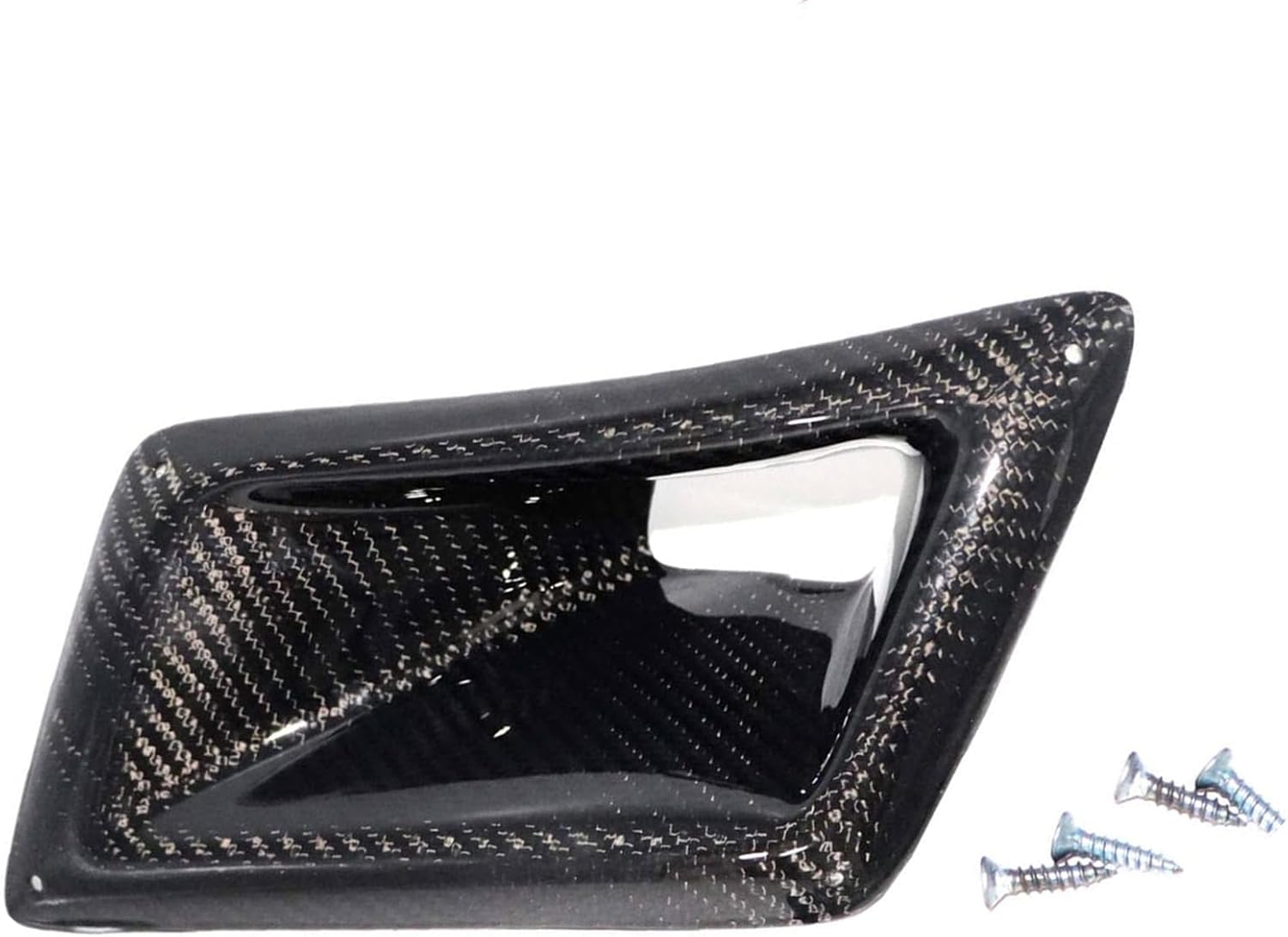 SecosAutoparts Front Left Carbon Fiber Bumper Air Vent Intake Duct Cover Compatible with Nissan 350Z Z33 ND 2003-2009