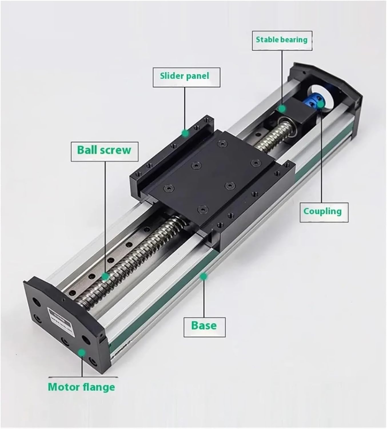 Sealed Ball Screw Linear Guide Actuator Module – Precision Stepper Motor Cross Rail Sliding Table for Motion Control(Complete Kit,1300mm Stroke)