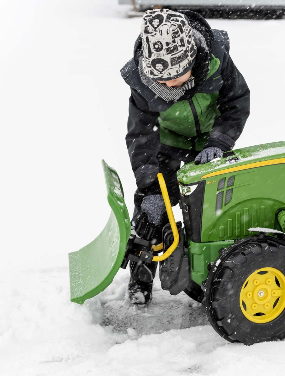 Rolly Toys Tabliczka spycharska (rollySnow Master szyld przesuwny do traktora; przedni montaż na ramieniu ładowarki; regulowana szyba) 408993