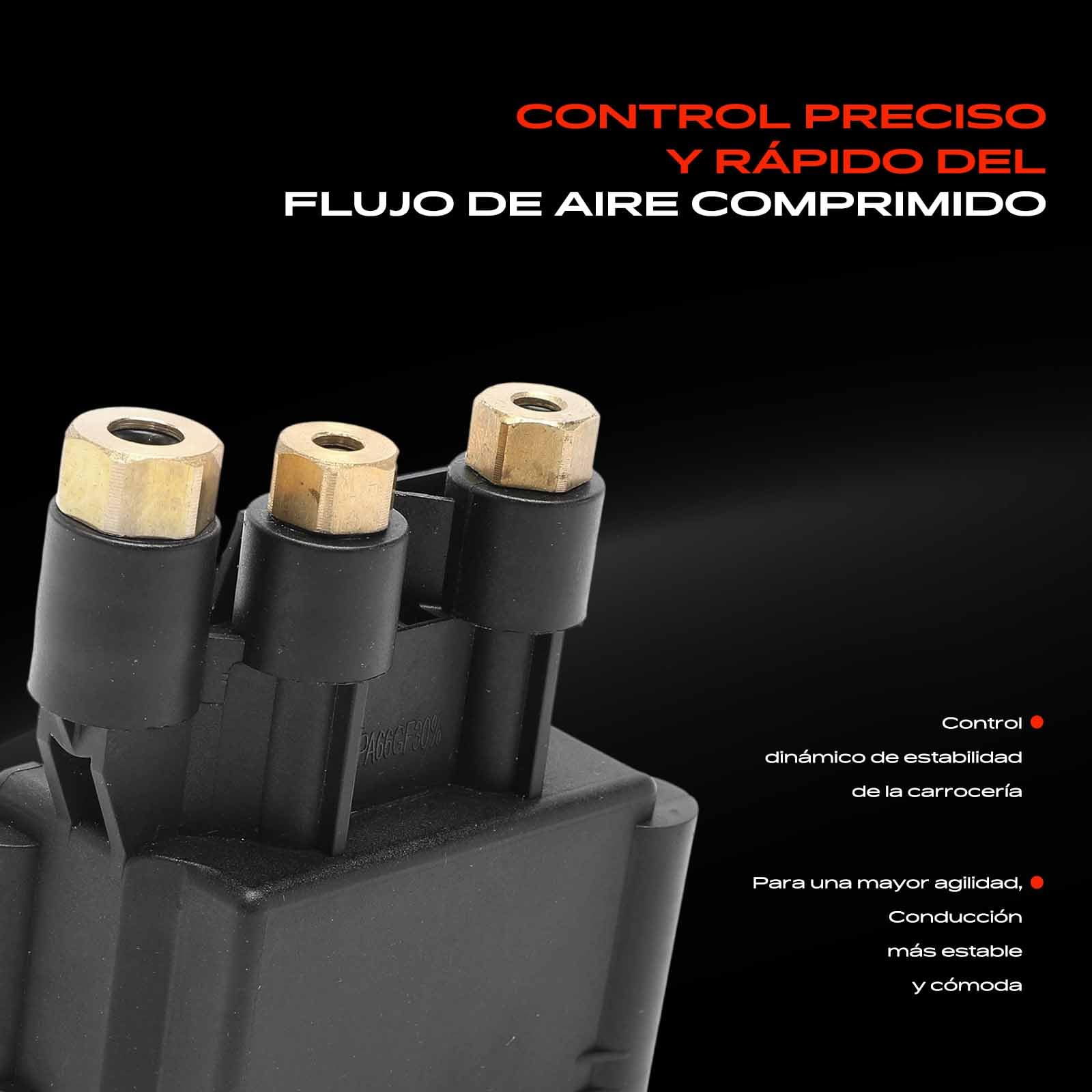 Frankberg Unidad de válvulas de suspensión neumática Compatible con Clase E T-Model S212 2.1L Clase E W212 2.1L Clase E T-Model S212 3.0L Clase E W212 3.0L Clase E T-Model S212 1.8L 2513200158