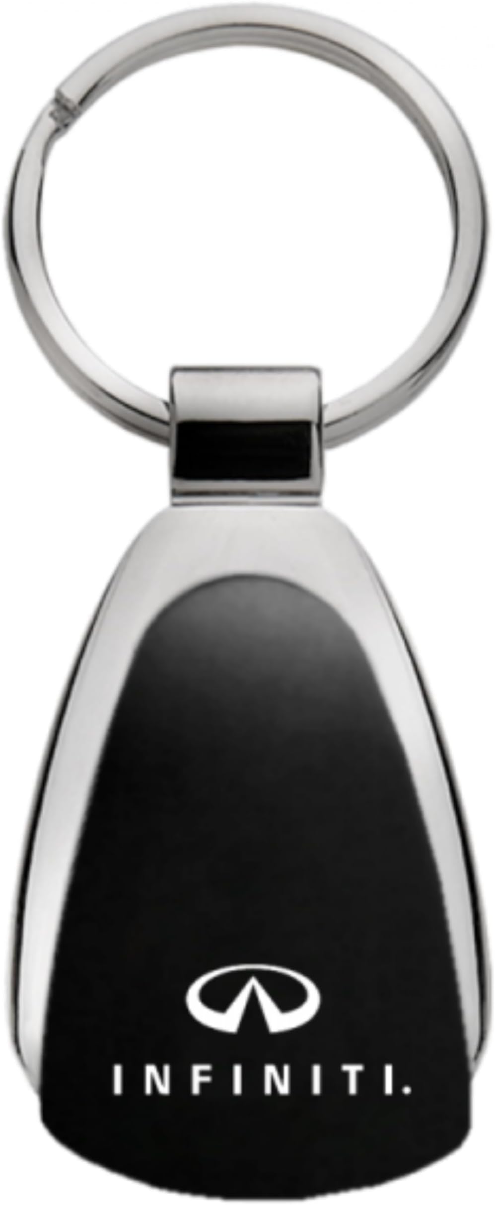 INC. Officially Licensed Black Teardrop Key Chain for Infiniti