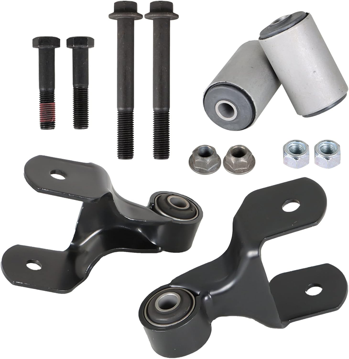 2pcs Front Leaf Spring Shackle Bracket Kit Replacement for F-250 F-350 4WD 1980-1997 E5TZ5K316A F4TZ5K316A