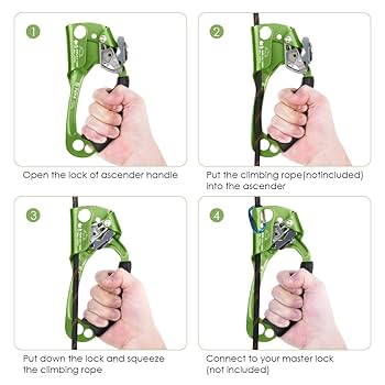 Amazon | Lixada アッセンダー ハンドアセンダー 屋外 ロック