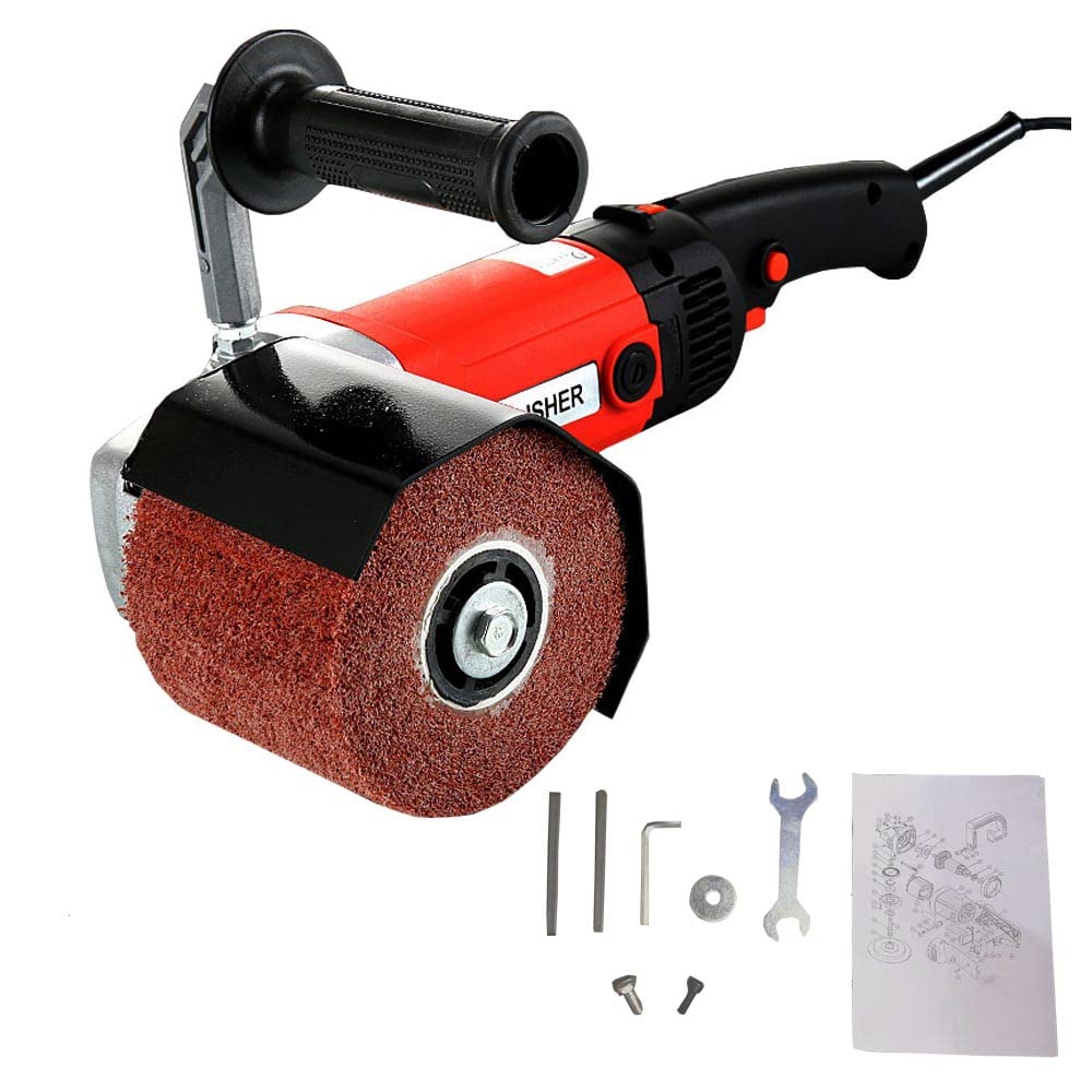 LNHHG 1200W Burnishing Polishing Machine Car Polisher Sander Grinder For Metal Stainless Steel Polish Drawing Burnish Tool