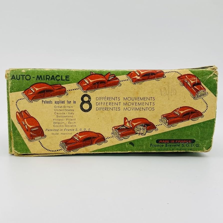 ブリキクルマ Amazon.co.jp: 珍品 1940年代 フランス製 多彩なギミック ドア