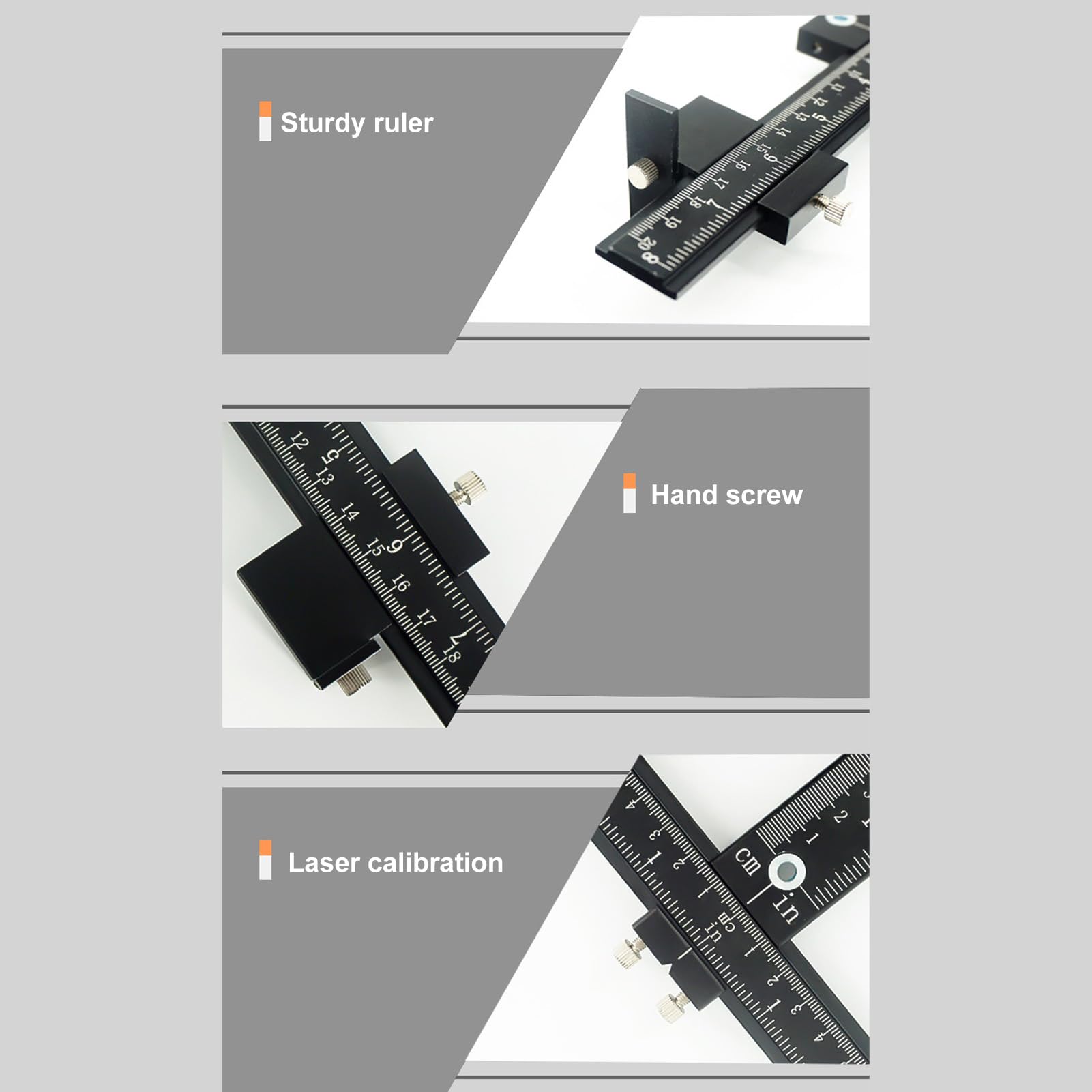 Plantilla para Manija de Herrajes para Gabinetes, Aleación de Aluminio, Plantilla para Manija de Herrajes para Gabinetes, Herramienta de, Carpintería, Orificio de Perforación, Guía de