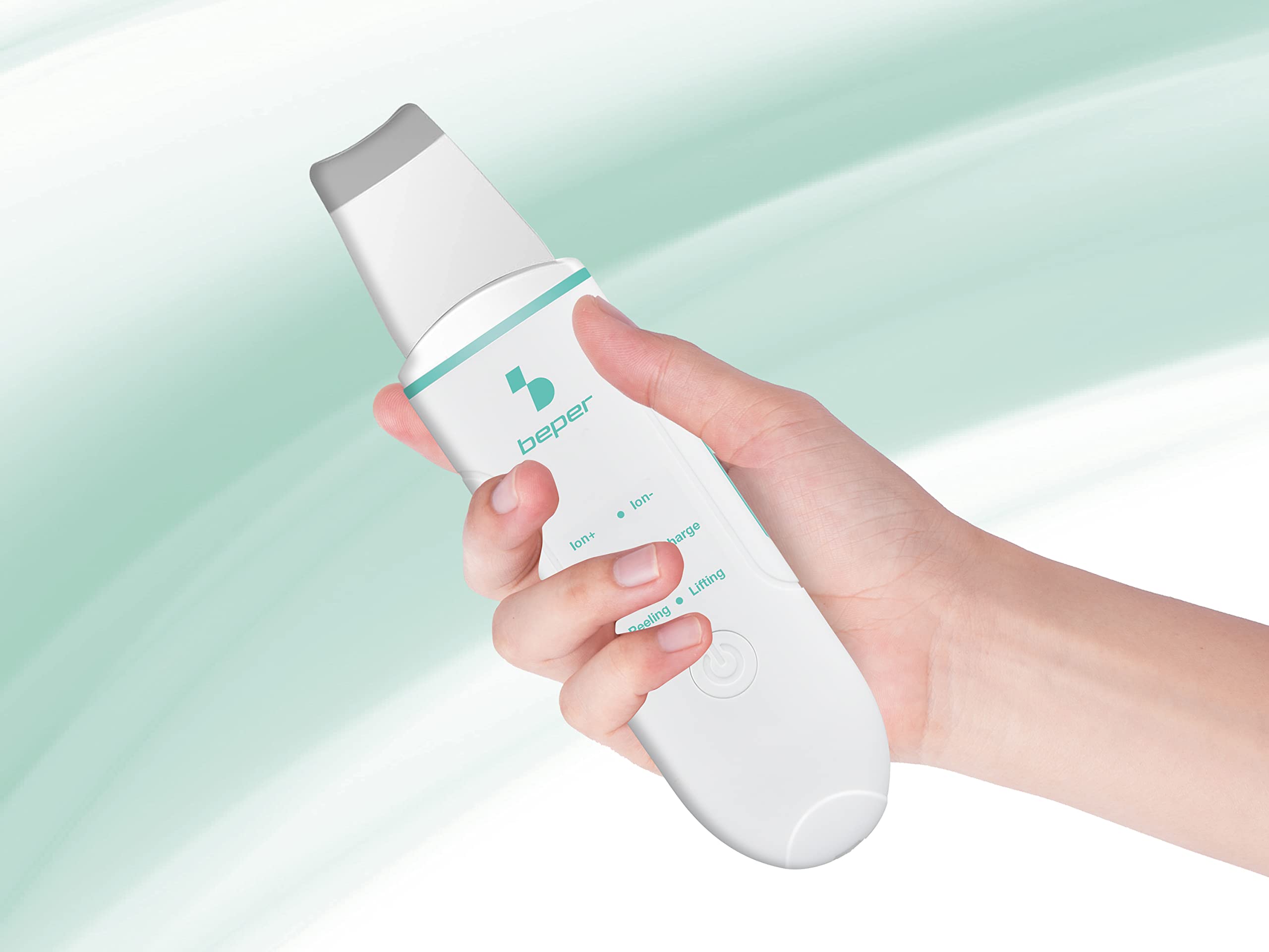 BEPER P302VIS003 Ultrasonic Facial Cleansing Device and Facial Massager 4 Functions - SkinCare for All Skin Types