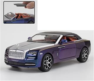 NOBLZ Model car 1:24 for Rolls Royce Dawn Spofec Alloy Car Diecasts & Toy Vehicles Car Model Sound and Light Pull Back Car Toys for Kids Gifts (Color : C)